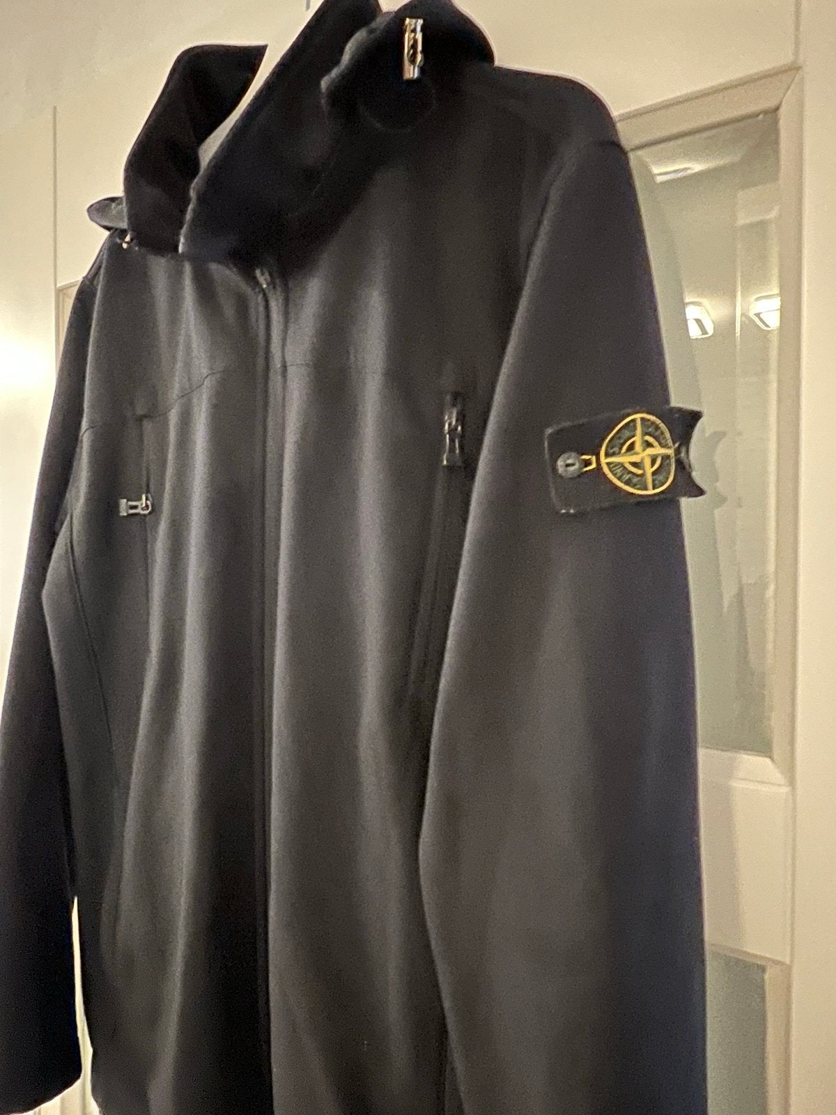 Stone Island heren jas XL - Gebruikt, Kleding | Heren, Ophalen of Verzenden, Gedragen, Maat 56/58 (XL), Zwart