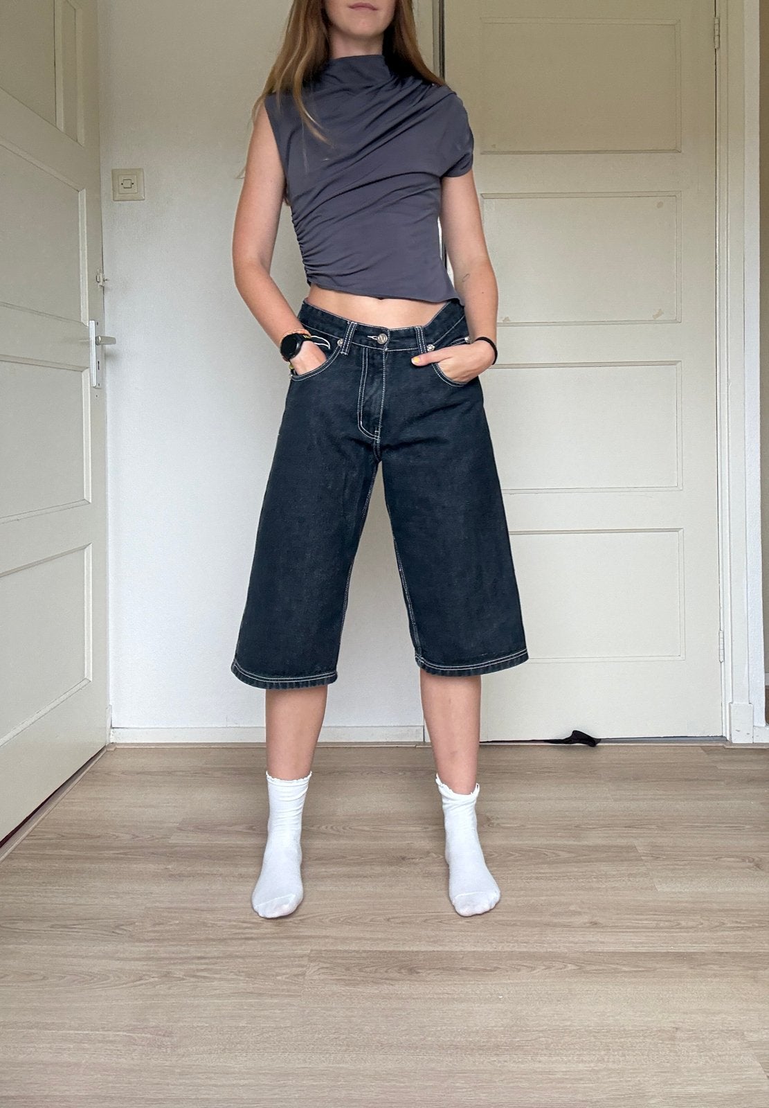 Jeunesse Jeans Vintage Jort Korte Broek Maat M, Kleding | Dames, Maat 38/40 (M), Kort, Zwart, Ophalen of Verzenden