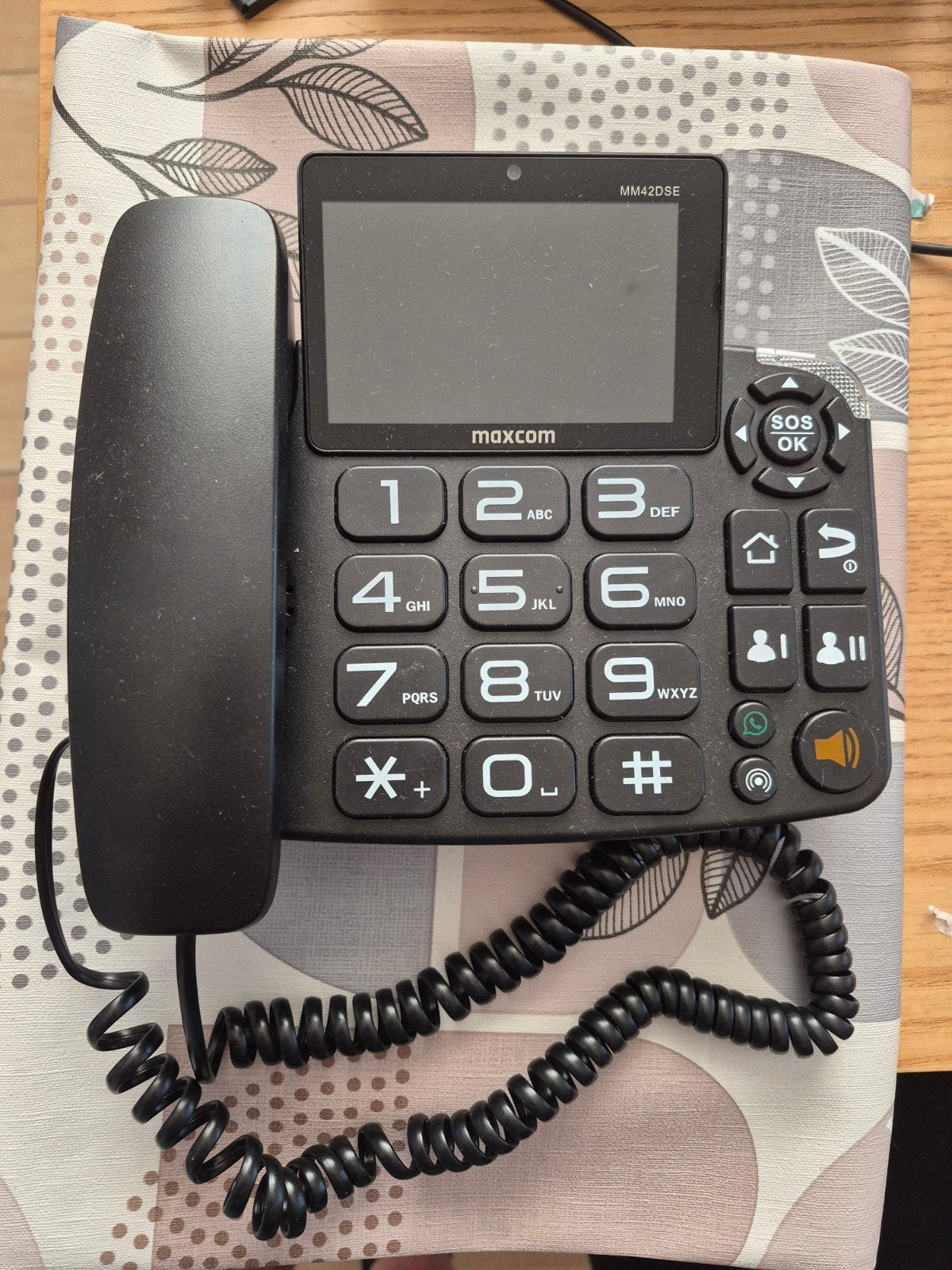 Maxcom MM42DSE senioren telefoon,  voor sim kaart, Ophalen of Verzenden, Gebruikt, 1 handset