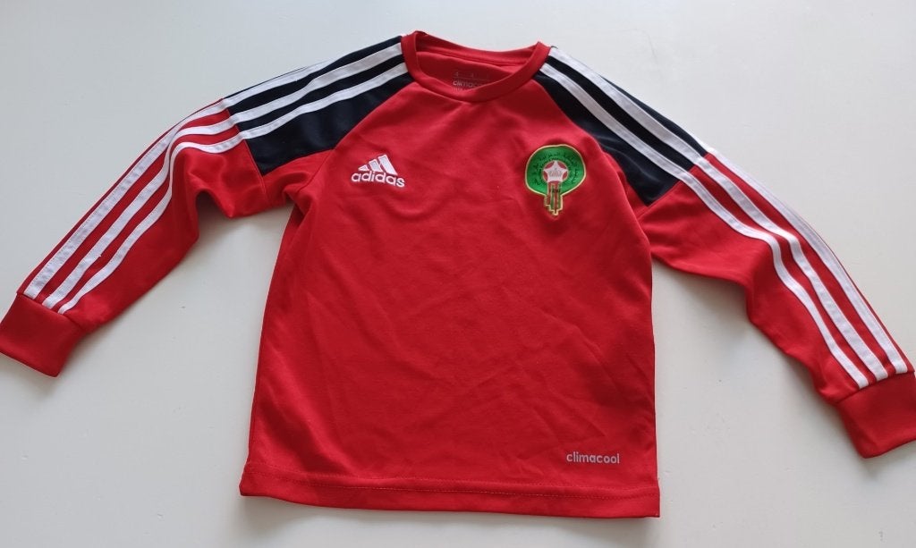 Marokko voetbalshit nationaal elftal maat 4, Maat XS of kleiner, Ophalen of Verzenden, Gebruikt, Shirt