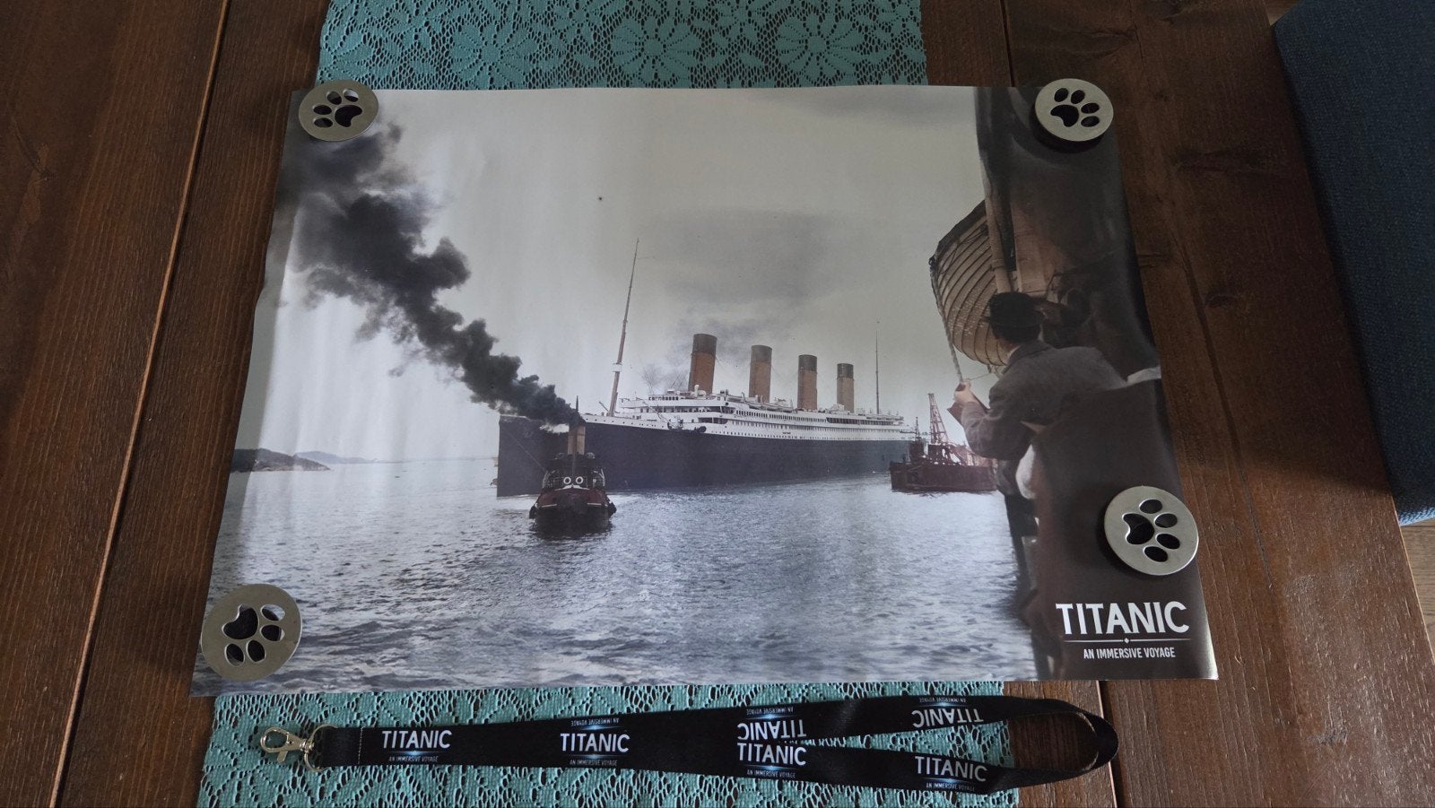 Titanic poster + keycord, Verzamelen, Ophalen, Nieuw, A1 t/m A3, Film en Tv