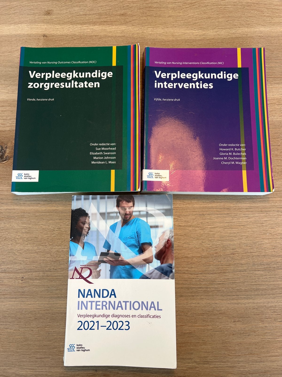 Verpleegkundige boeken: NOC, NIC, NANDA International, Boeken, Ophalen of Verzenden, Gamma, Zo goed als nieuw, HBO