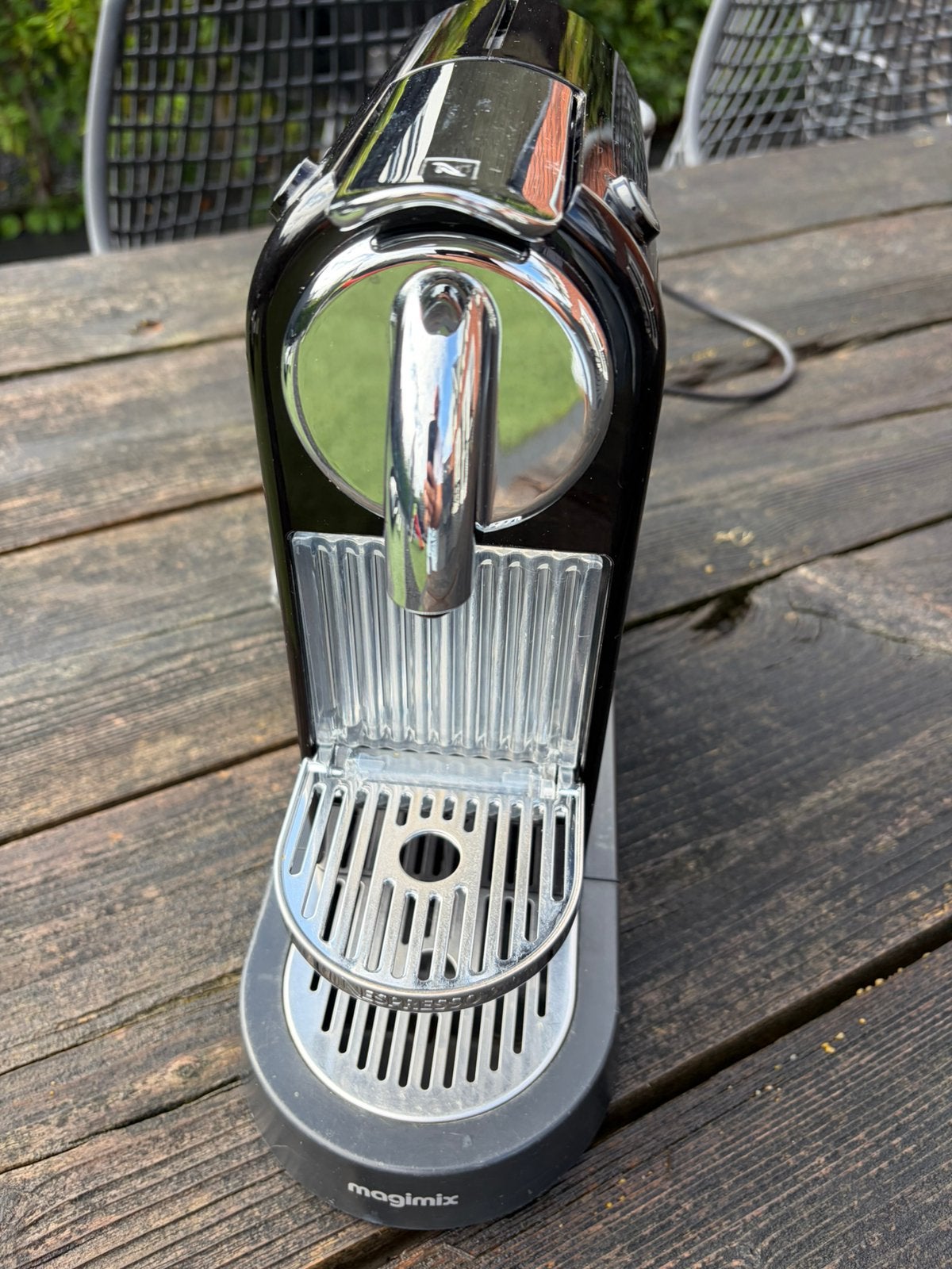 Magimix nespresso apparaat zwart, Ophalen, Gebruikt, Espresso apparaat, 4 tot 10 kopjes