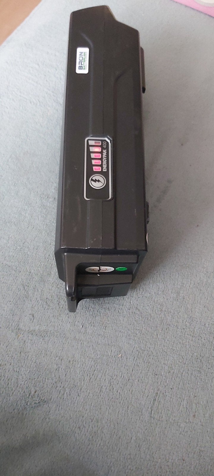 giant 36v 5 pins bagagedrager accu zgan elektrische fiets, Gebruikt