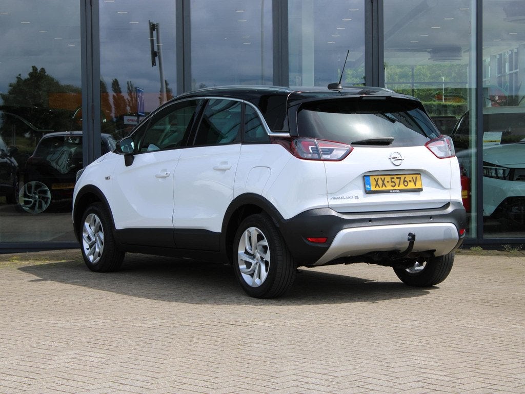 Opel Crossland X 1.2 Turbo Innovation | Carplay / Parkeersen, Auto's, Gebruikt, Wit, Origineel Nederlands, Bedrijf