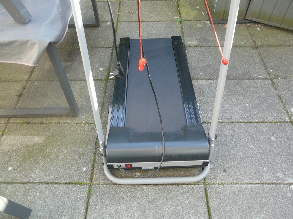 loopband Elektr, Ophalen, Aluminium, Zo goed als nieuw, Loopband