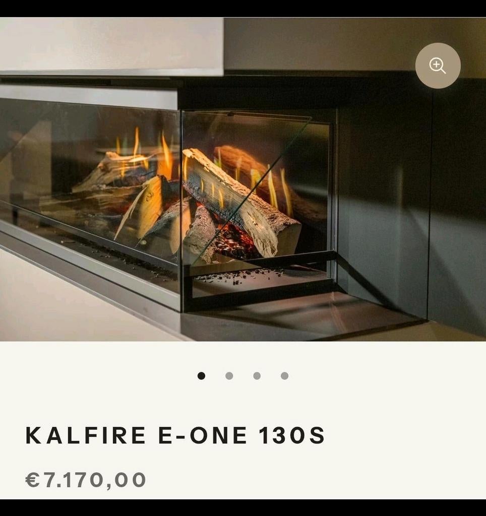 Kalfire E-One 130 S holografische haard, Huis en Inrichting, Haarden, Ophalen, Vrijstaande haard, Elektrische haard