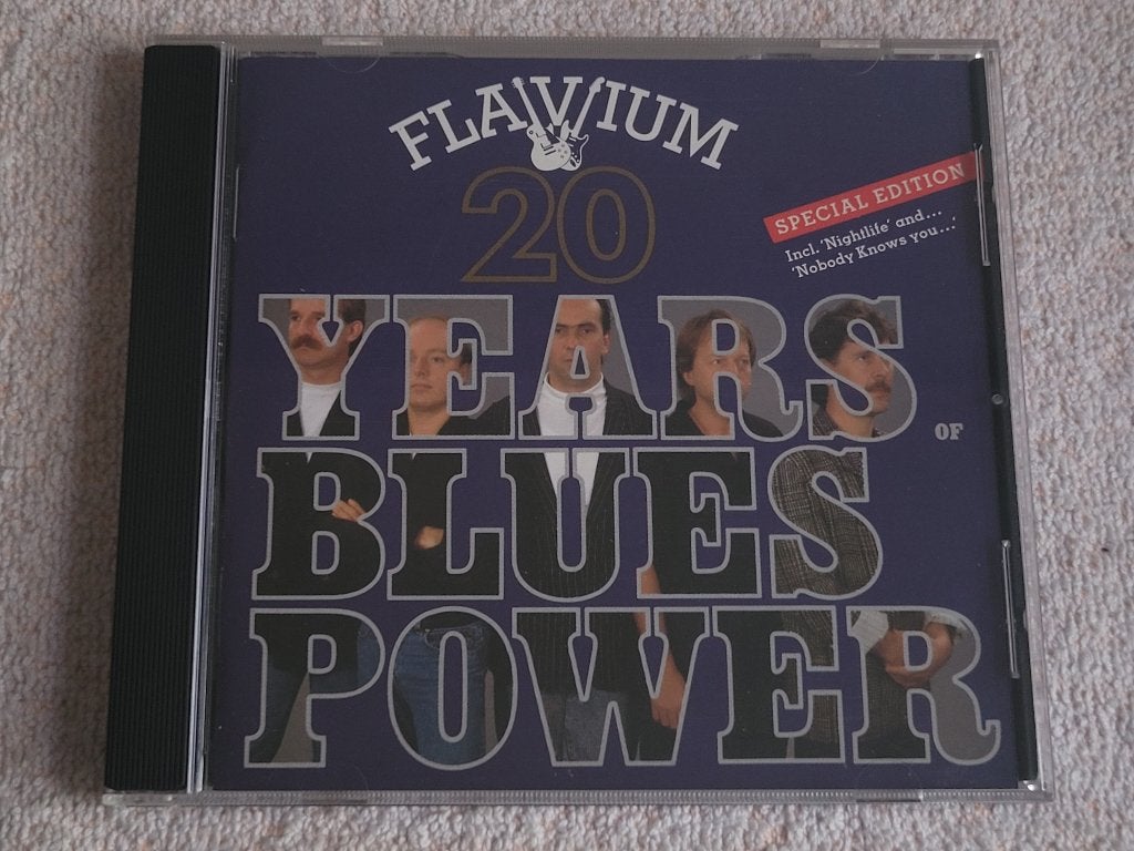 FLAVIUM - 20 Years Blues Power CD (BLUES) ZGAN, Ophalen of Verzenden, 1980 tot heden, Zo goed als nieuw, Blues