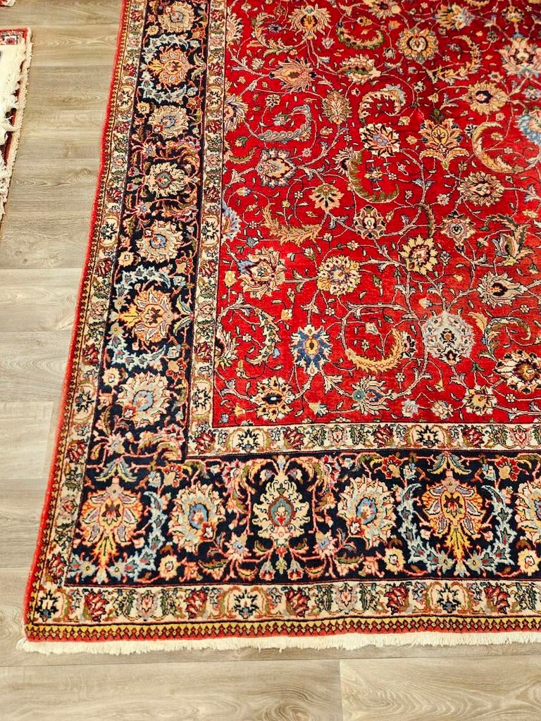 Perzisch Handgeknoopt Tabriz Tapijt. Prachtige kleuren!, Perzisch, 200 cm of meer, Ophalen of Verzenden, Zo goed als nieuw