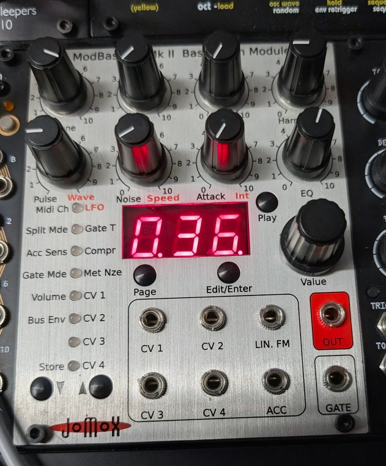 Jomox ModBase 09 Mk II Basdrum Module met doos, Ophalen of Verzenden, Zo goed als nieuw, Overige aantallen, Overige merken