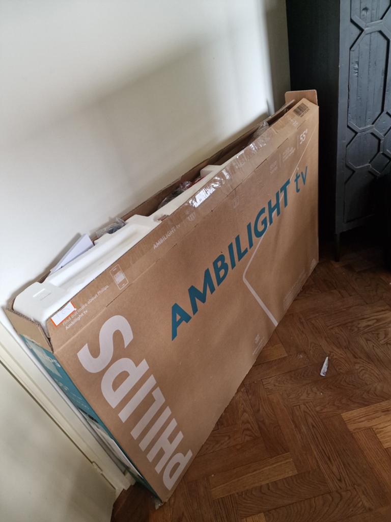Philips Ambilight 55 inch 4K QLED Smart TV 8500 serie, Audio, Tv en Foto, Televisies, Philips, QLED, Nieuw, Ophalen of Verzenden