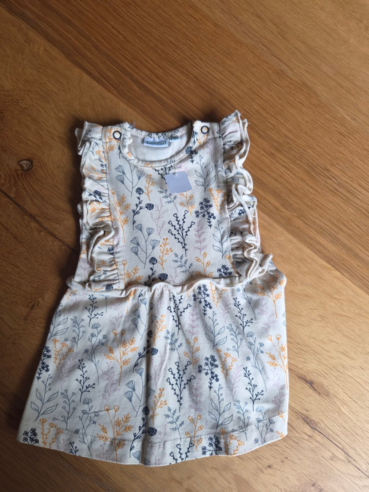 Babylook jurkje met bloemenprint - maat 58 (1-2 maanden), Ophalen of Verzenden, Gebruikt, Babylook, Meisje