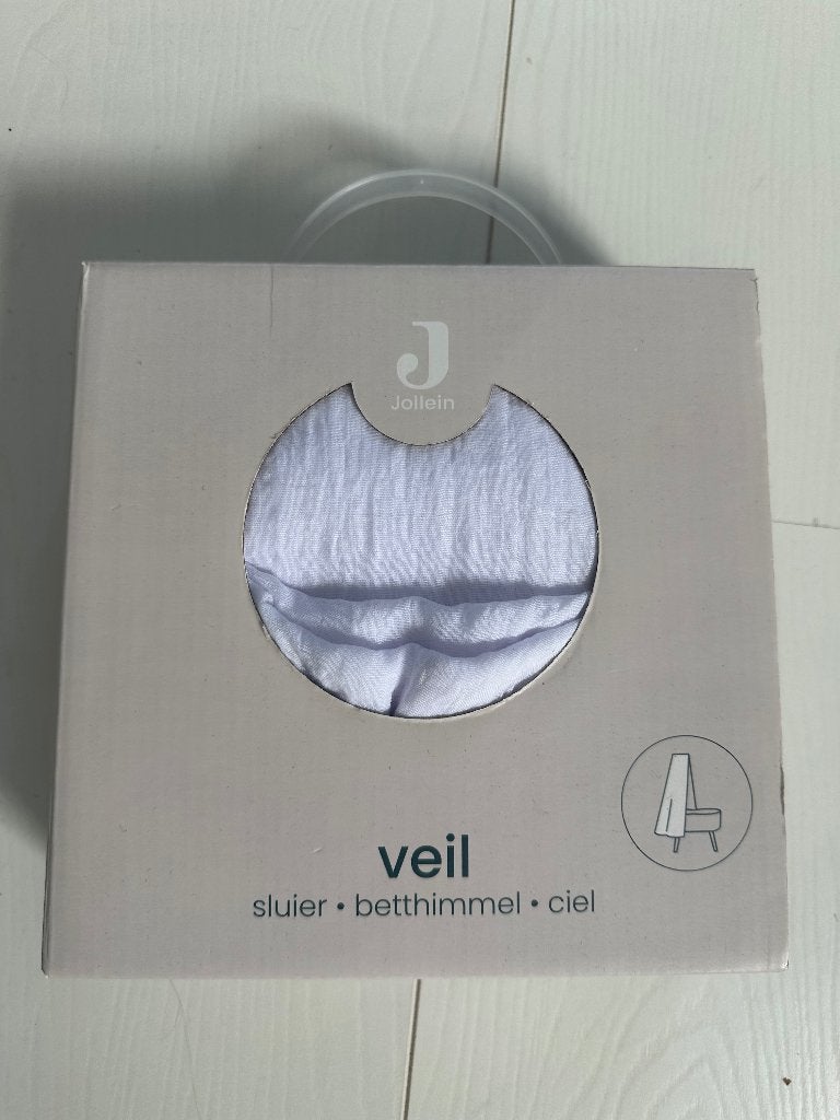 Nieuw! Jollein - Baby Sluier Vintage (Wit), Jollein, Nieuw, Ophalen of Verzenden, Wit