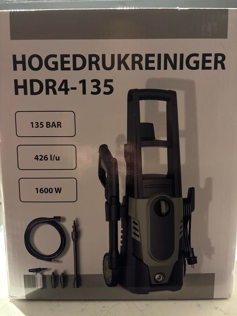 Hogedrukreiniger HDR4-135 - Nieuw in doos!, Tuin en Terras, Hogedrukreinigers, Nieuw, Elektrisch, Ophalen of Verzenden