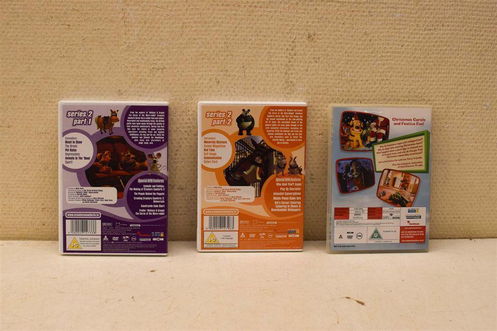3 stuks DVD boxset Creature comforts 45178, Ophalen of Verzenden, Gebruikt, Boxset