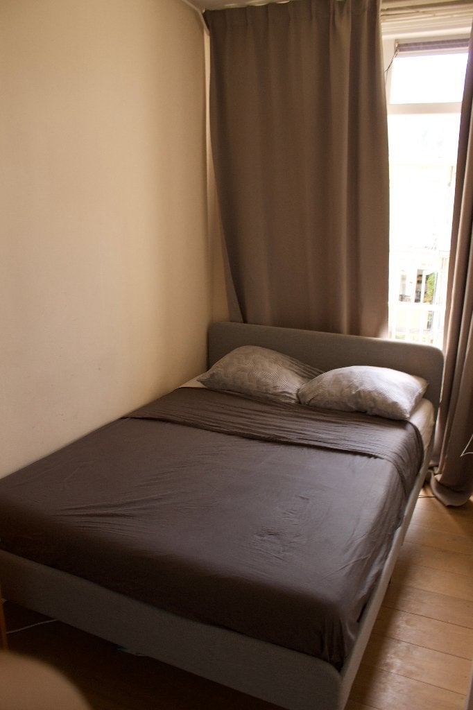 Queen size bed, Huis en Inrichting, Gebruikt, Eenpersoons, Ophalen of Verzenden, 200 cm