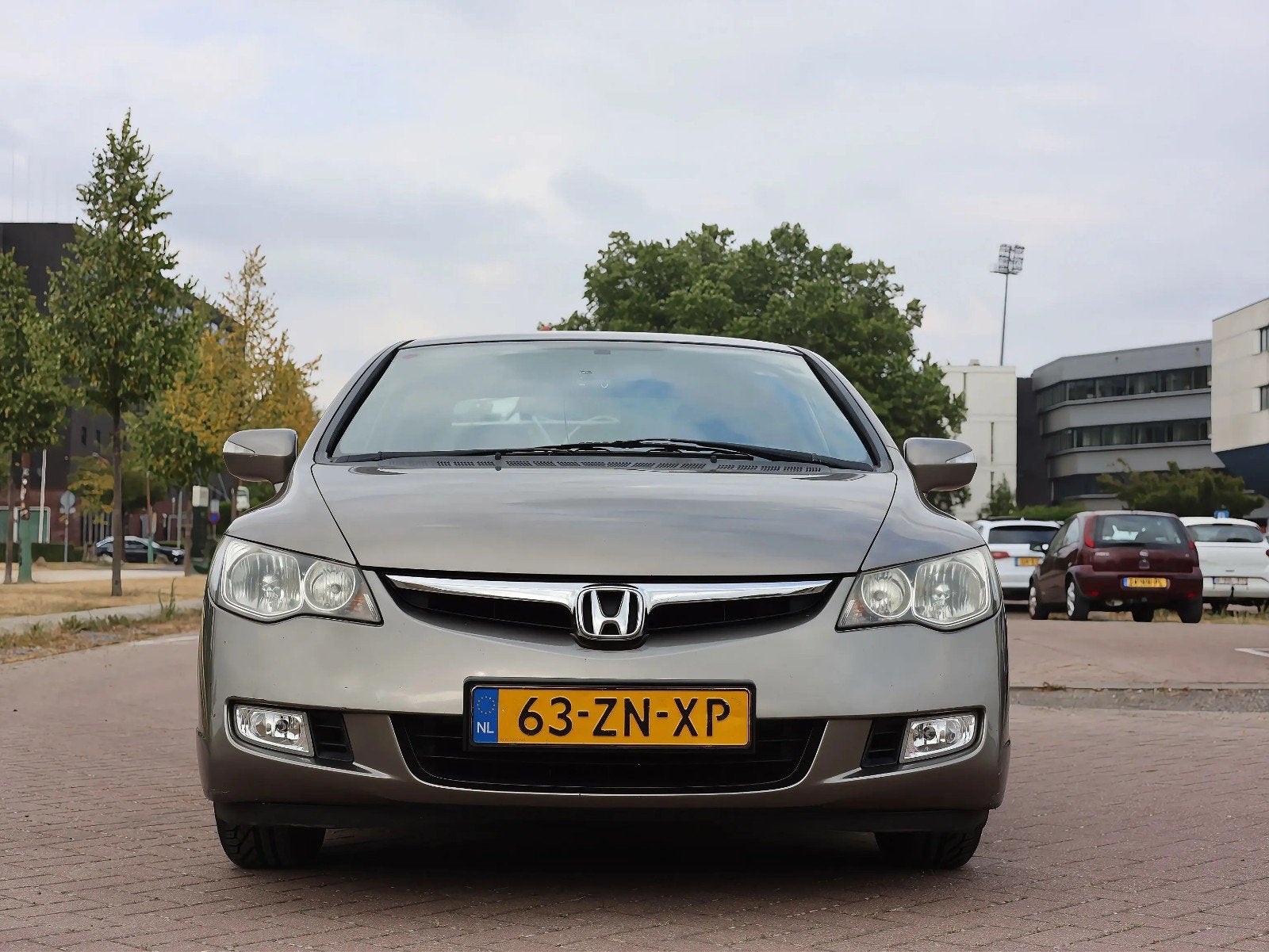 Honda Civic 1.3 Vtec Hybrid 4DR C-tr. 2008 Grijs, Auto's, Honda, Airbags, Origineel Nederlands, Grijs, 22 km/l