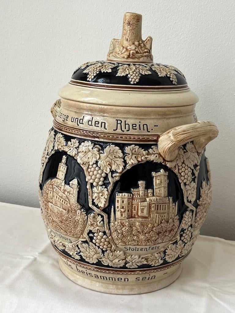 Punch Bowl Vintage, Antiek en Kunst, Ophalen