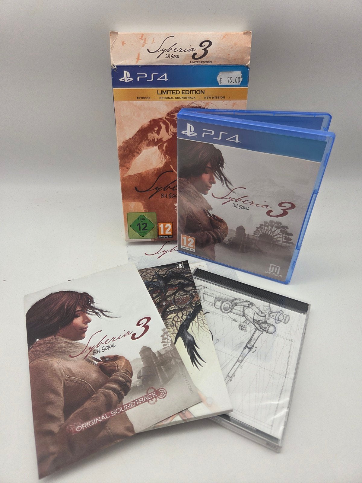 Syberia 3 Limited Edition PS4, Microids, Ophalen of Verzenden, Zo goed als nieuw, Contact@microids.com