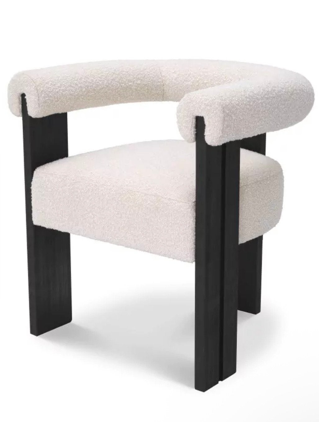 Eichholtz Percy eetkamerstoel, crèmekleurig, 6 stuks, Huis en Inrichting, Stoelen, Ophalen, Overige kleuren, Zo goed als nieuw