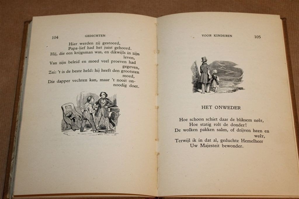 Kleine Gedichten voor Kinderen — Van Alphen Antiek 1929, Ophalen of Verzenden, Gelezen