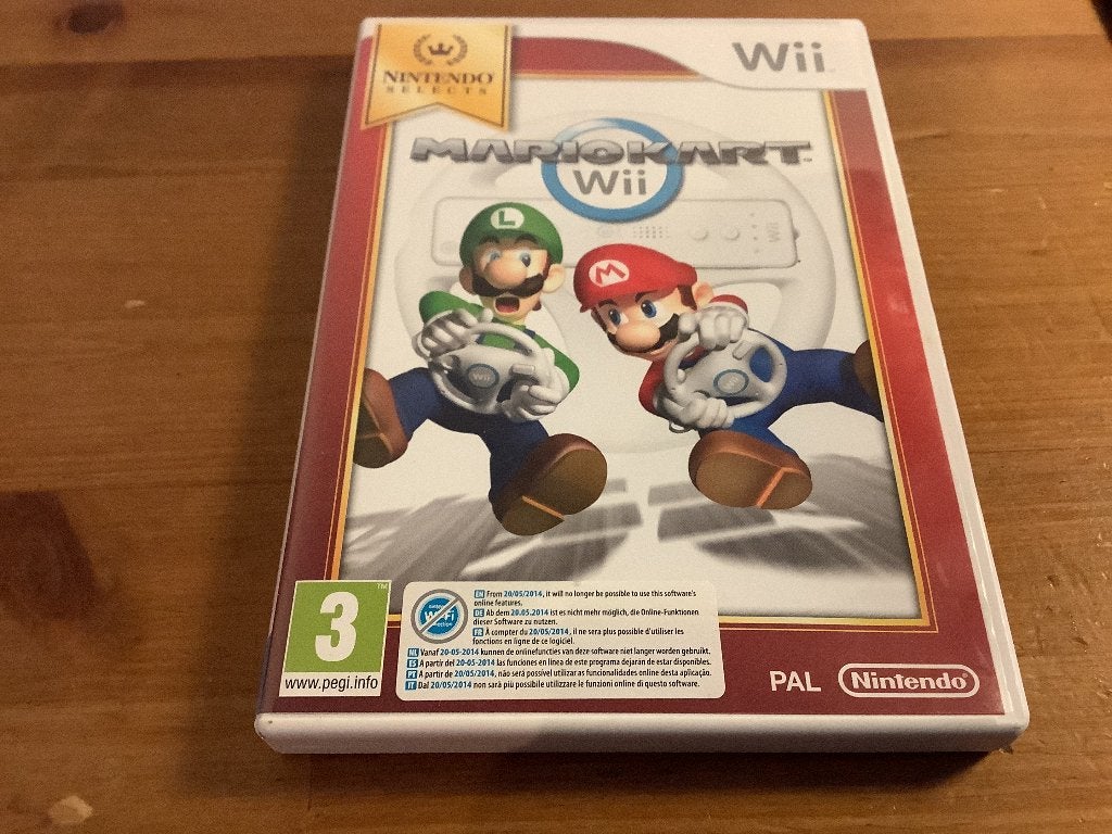 Nintendo Wii. Mariokart. Nintendo selects, Gebruikt, Racen en Vliegen, Ophalen of Verzenden, 3 spelers of meer