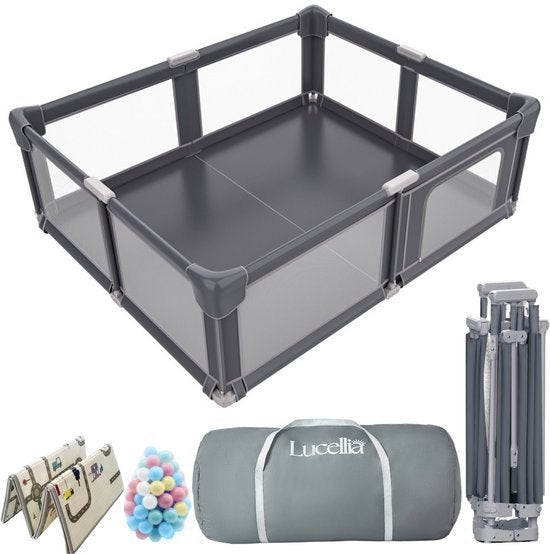 Lucellia Grondbox Baby - 130x130x69 cm - inklapbaar, Overige typen, Nieuw, Ophalen of Verzenden, Lucellia