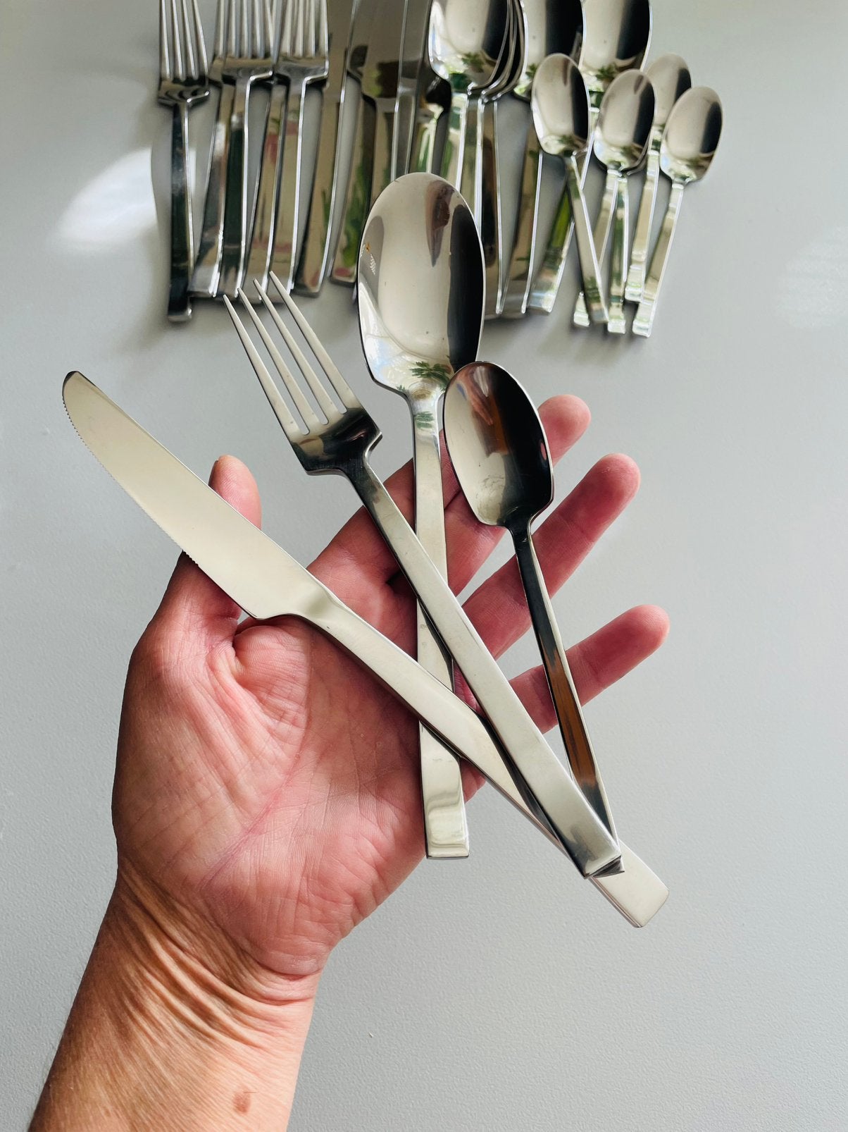 Vintage IKEA LARD Complete bestekset in Roestvrijstaal, Huis en Inrichting, Bestekset, IKEA, Ophalen of Verzenden, Zo goed als nieuw
