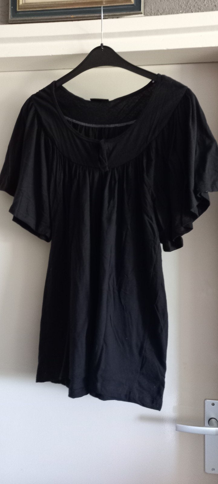 Zwart Okay T-shirt met korte mouwen, maat 46/48 (XL), Kleding | Dames, Zwart, Maat 46/48 (XL) of groter, Ophalen of Verzenden