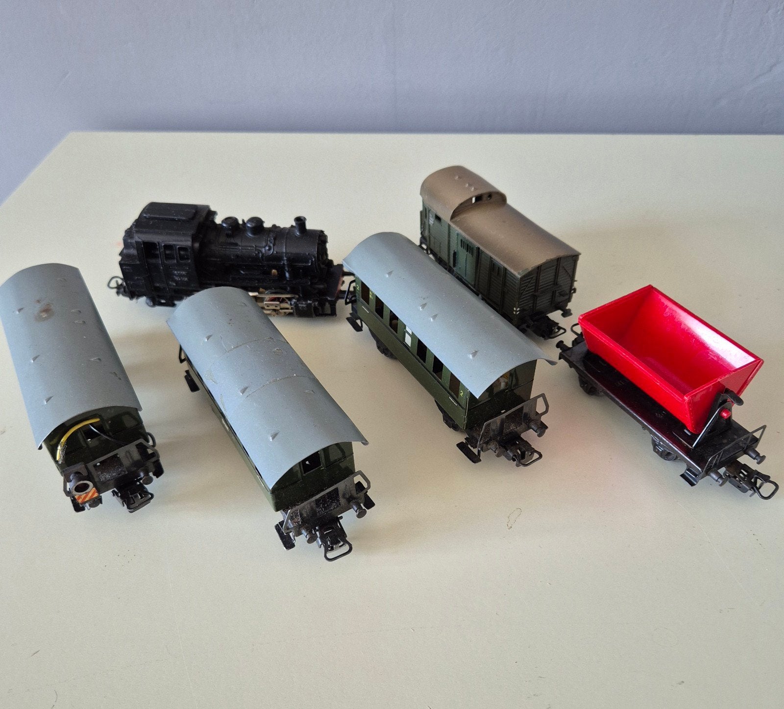 Märklin Treinset met Locomotief en Wagons, Hobby en Vrije tijd, Modeltreinen | H0, Wisselstroom, Ophalen of Verzenden, Märklin