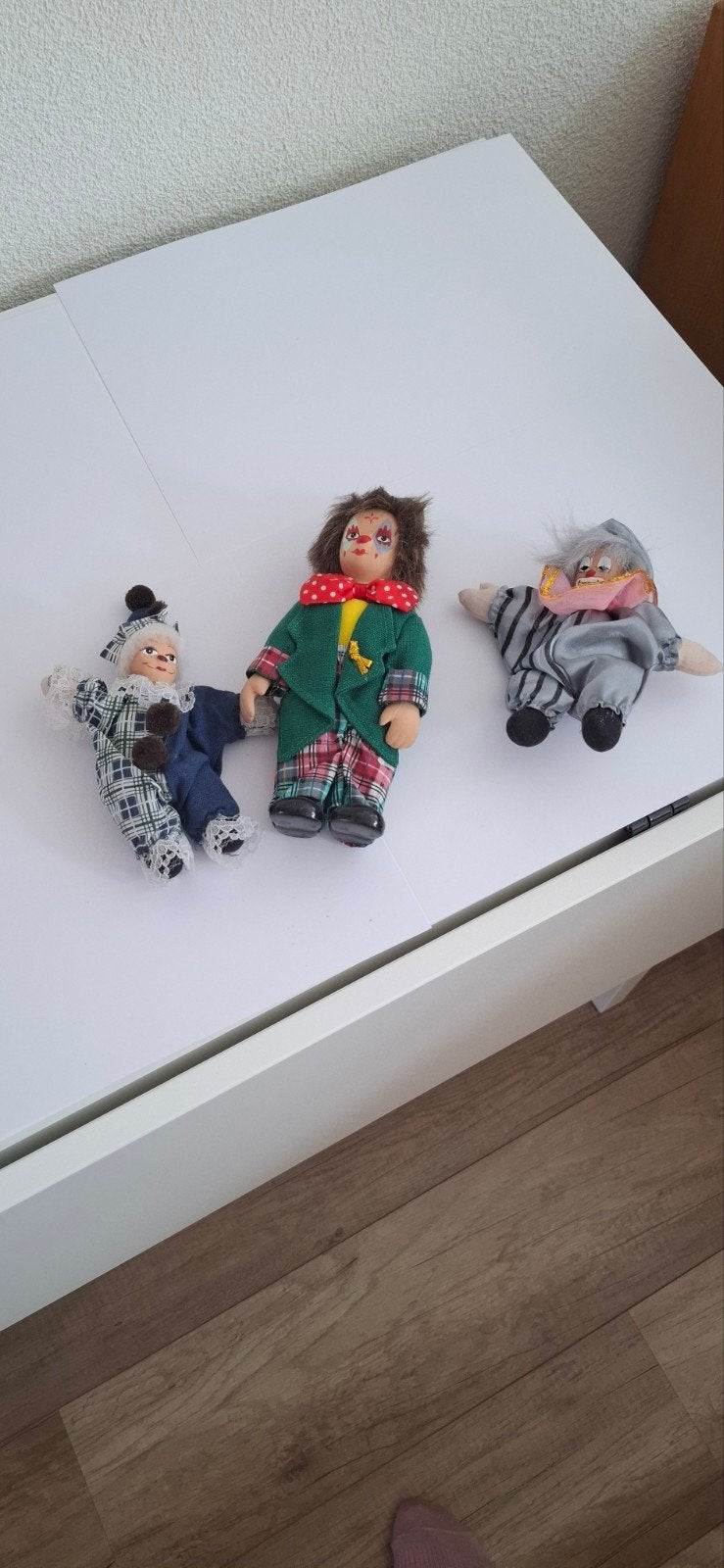 Clowns van porselein, Ophalen, Zo goed als nieuw, Poppenhuis