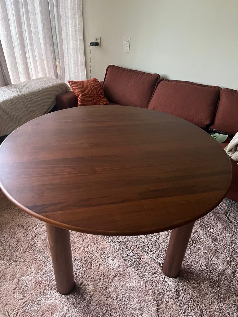 Eettafel, Huis en Inrichting, Ophalen, Gebruikt, Rond, Vier personen