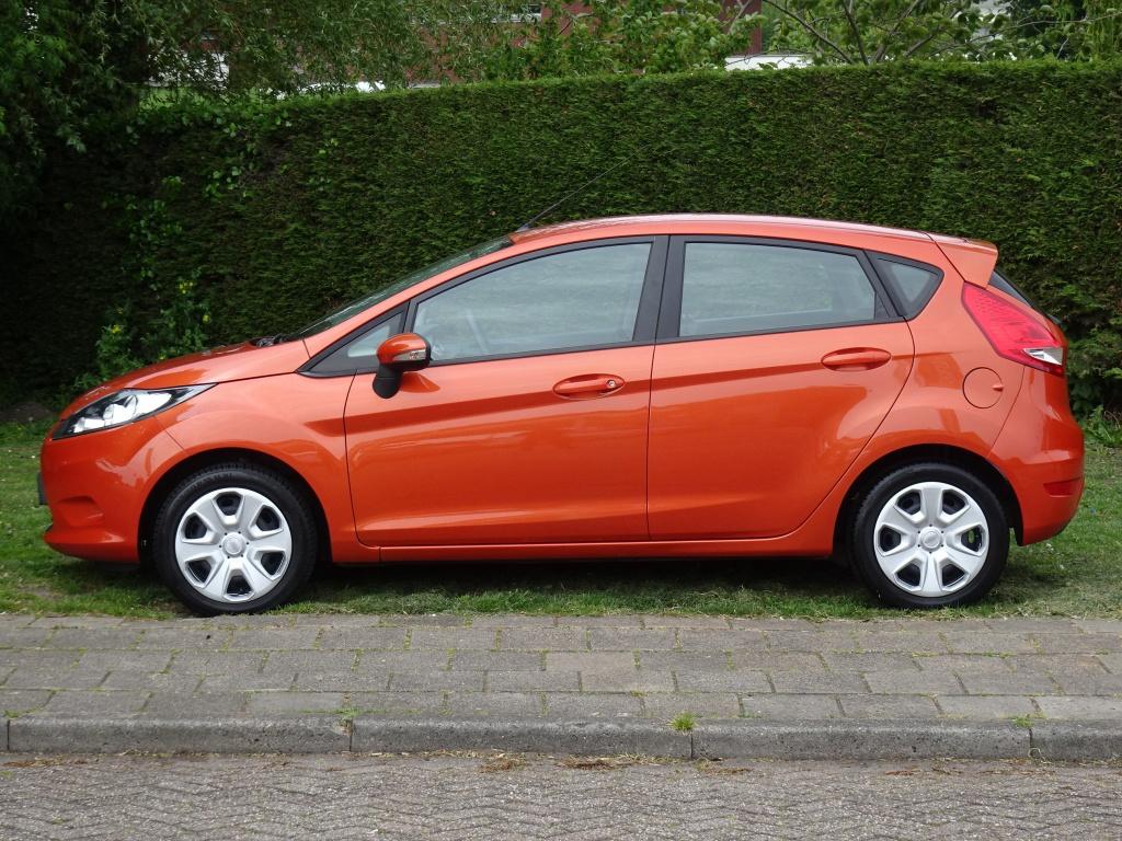 Ford Fiesta 1.25 Limited met Radio en Airco (bj 2012), Euro 5, Stof, 1242 cc, Origineel Nederlands