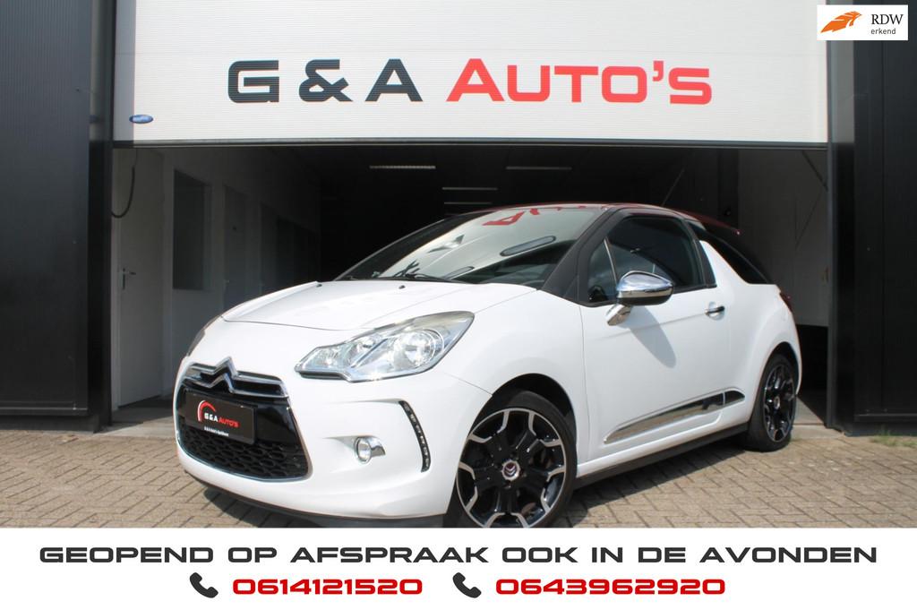 Citroen DS3 1.6Sport Chic / NAVI / CRUISE CTRL / PDC / AC /, Euro 5, Gebruikt, Zwart, Wit