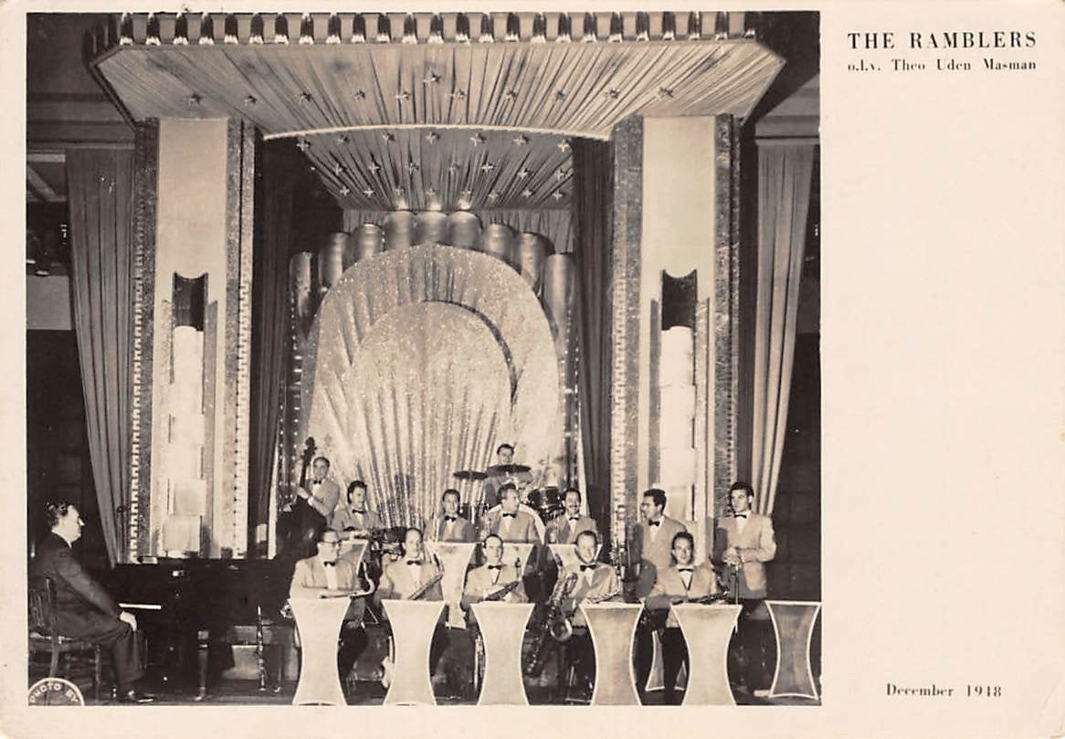 The Ramblers Jazz Theo Uden Masman radio-orkest van de VARA, Verzamelen, Verzenden, 1940 tot 1960, Ongelopen, Sterren en Beroemdheden