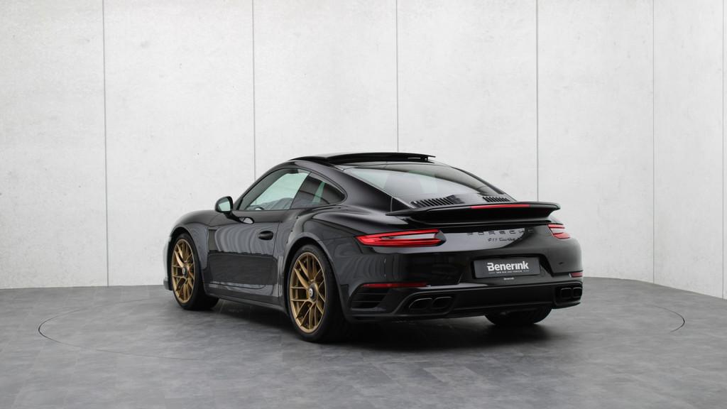 Porsche 911 991.2 3.8 Turbo S | Stoelventilatie | Keramisch, Auto's, Porsche, Gebruikt, 4 stoelen, Zwart, Bedrijf