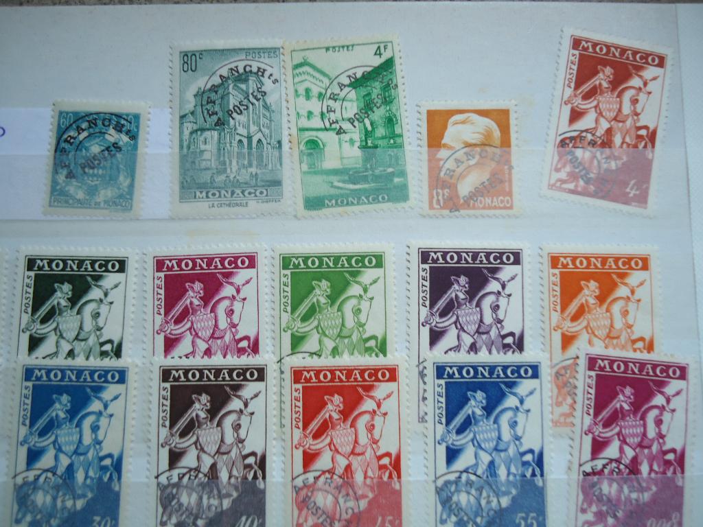 Monaco preobliteres en taxe zagels, Ophalen of Verzenden, Monaco, Postfris