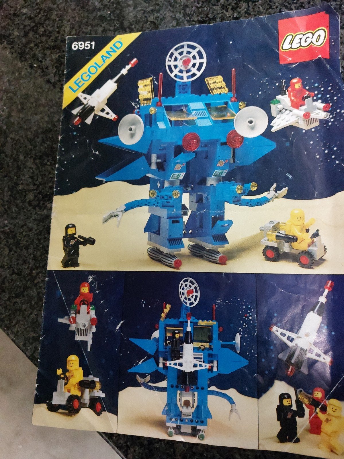 Lego plannen, Ophalen
