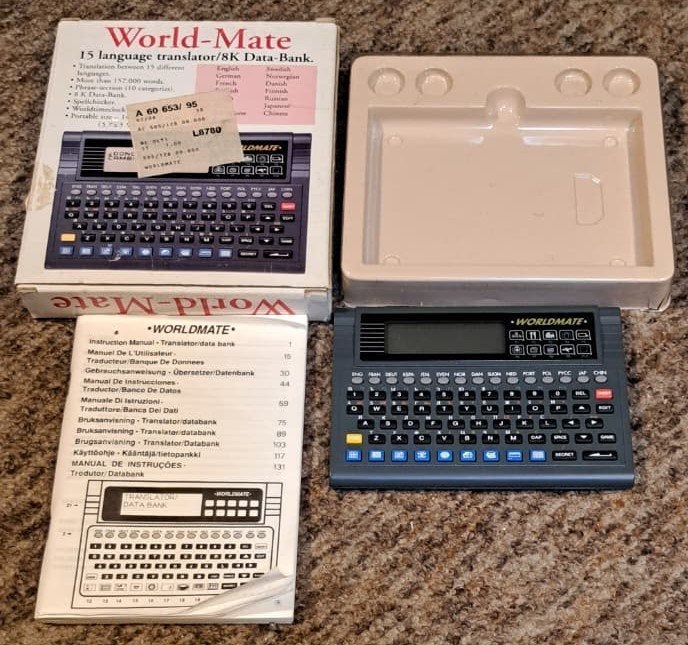 WORLD-MATE STYLE NO 298 15 vertaalcomputer etc., Diversen, Ophalen, Zo goed als nieuw
