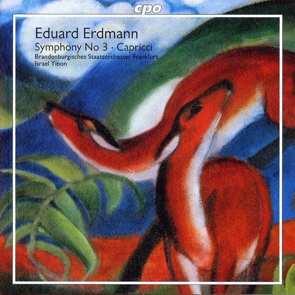 ERDMANN Symphony no. 3 CD YINON CPO NIEUWSTAAT, Ophalen of Verzenden, Modernisme tot heden, Zo goed als nieuw, Orkest of Ballet
