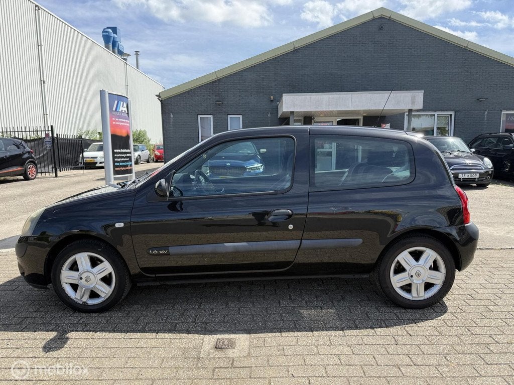 Renault Clio 1.6-16V Dynamique Luxe | Airco | Cruise | Pdc, Auto's, Renault, Voorwielaandrijving, Startonderbreker, Zwart, 4 cilinders