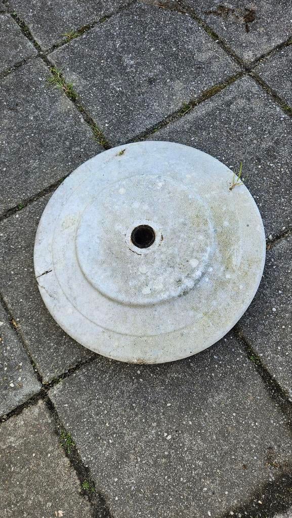 Gratis parasolvoet, Tuin en Terras, Parasols, Ophalen, Gebruikt, Minder dan 1 meter, Parasolvoet