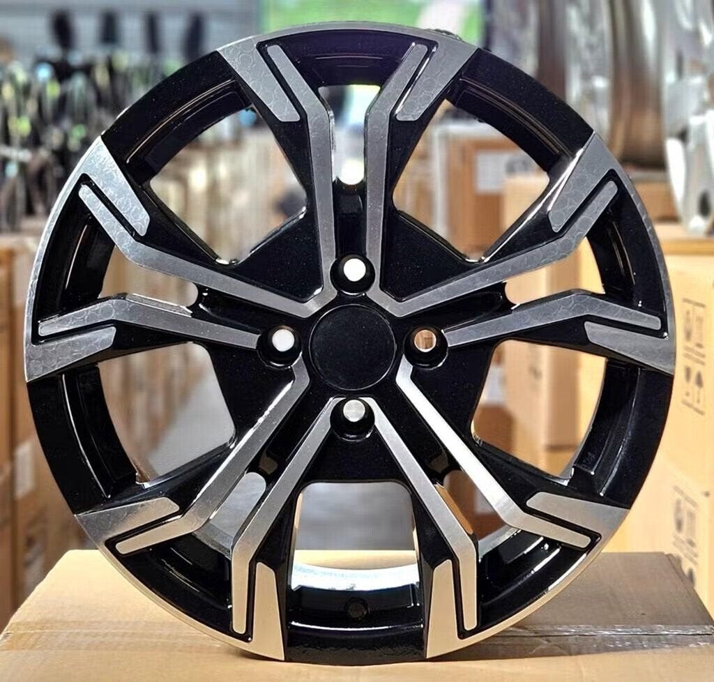 NIEUW 15" DMR Velgen 4x100 Pastop Up clio Picanto Corsa Mii, Auto-onderdelen, Banden en Velgen, 15 inch, -, -, Banden en Velgen