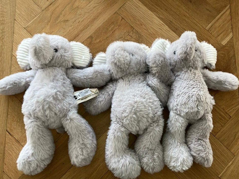 Hema olifant, Hema, Korrelvulling, Grijs, Nieuw