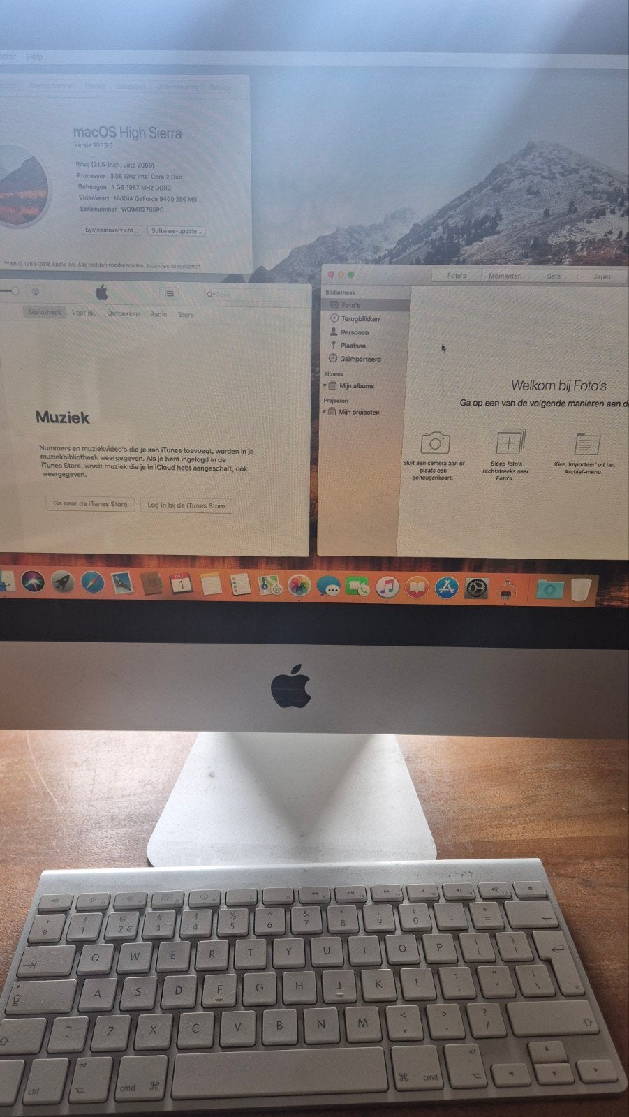 iMac (21.5-inch, Late 2009) met macOS High Sierra, Computers en Software, Ophalen, Gebruikt, HDD, IMac