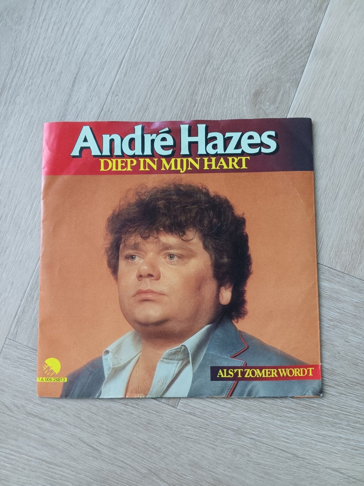 André Hazes - Single "Als 't Zomer Wordt" - Misdruk B-kant, Cd's en Dvd's, Vinyl Singles, Gebruikt, 7 inch, Ophalen of Verzenden