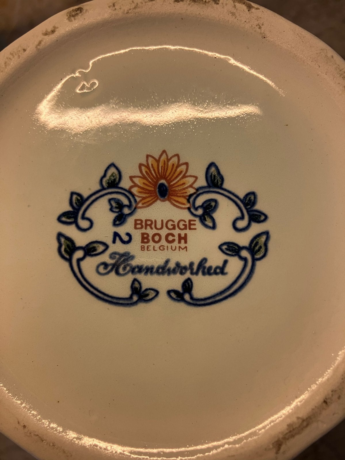 Kaststel Makkumer aardewerk - Brugge Boch Handworked, Ophalen