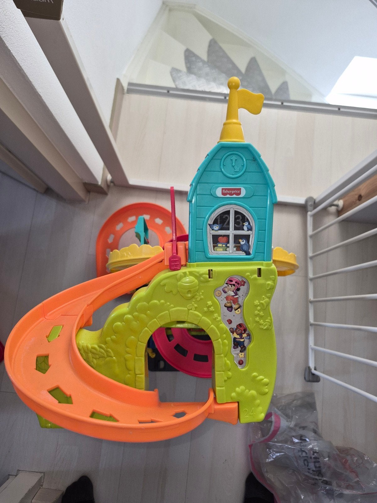 Fisher-Price Little People Speelset met Baan, Kinderen en Baby's, Speelgoed | Fisher-Price, Gebruikt, Speelset, Ophalen of Verzenden