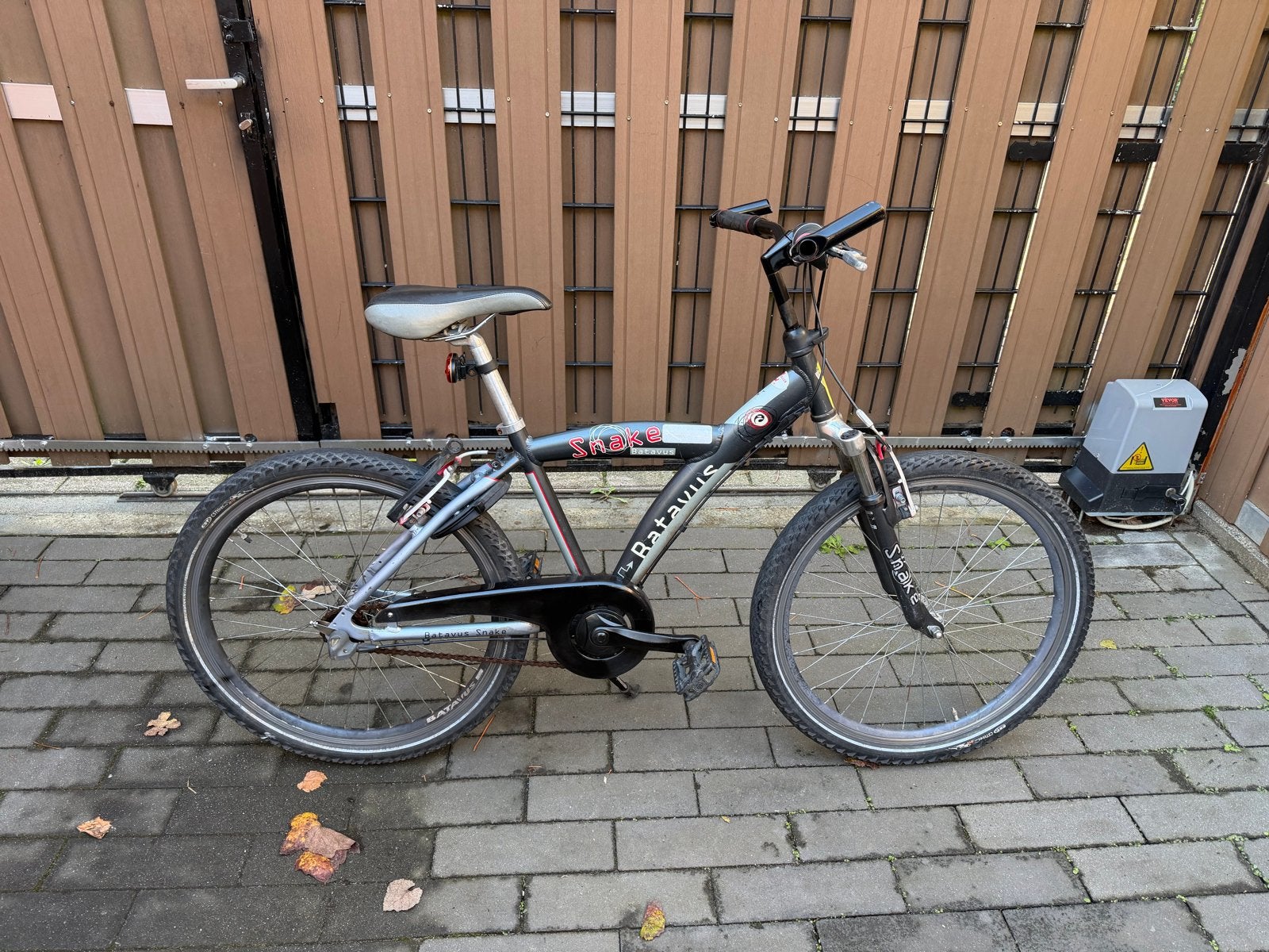 Batavus Snake jongensfiets mountainbike 38, Gebruikt, Velgrem, Handrem, Ophalen