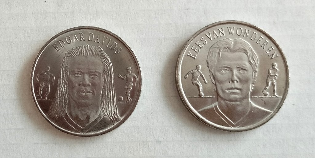 Penningen KNVB Oranje 2000 (twee stuks totaal), Verzenden, Nederland en Buitenland, Munten